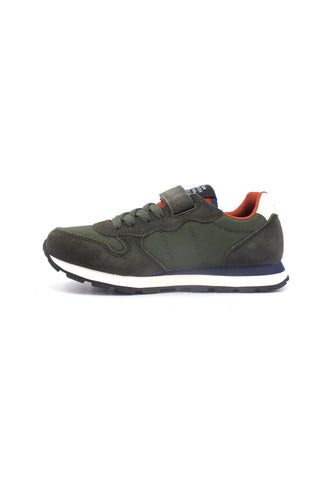 SUN68 Boy's Tom Solid Sneaker Bimbo Militare Z43301K - Sandrini Calzature e Abbigliamento