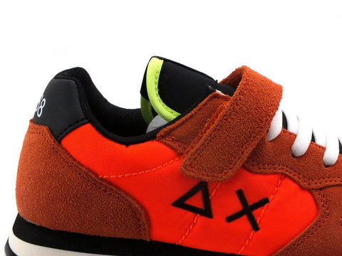 SUN68 Boy's Tom Solid Sneaker Running Arancio Fluo Z32301 - Sandrini Calzature e Abbigliamento