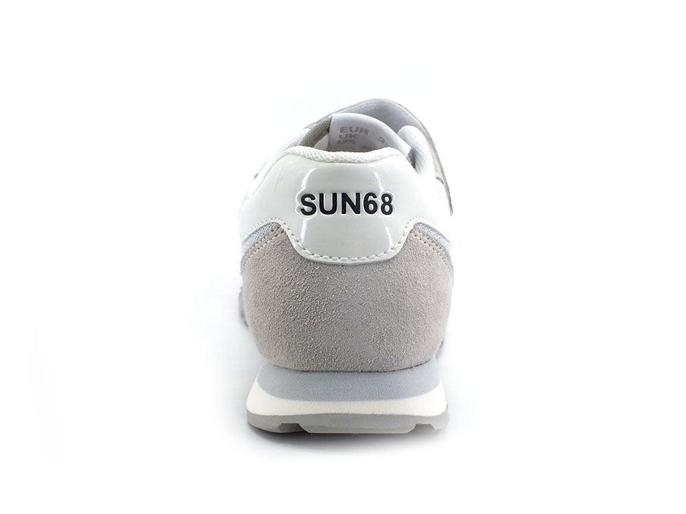 SUN68 Girl's Ally Glitter Mesh Sneaker Bambino Silver Bianco Z32403 - Sandrini Calzature e Abbigliamento