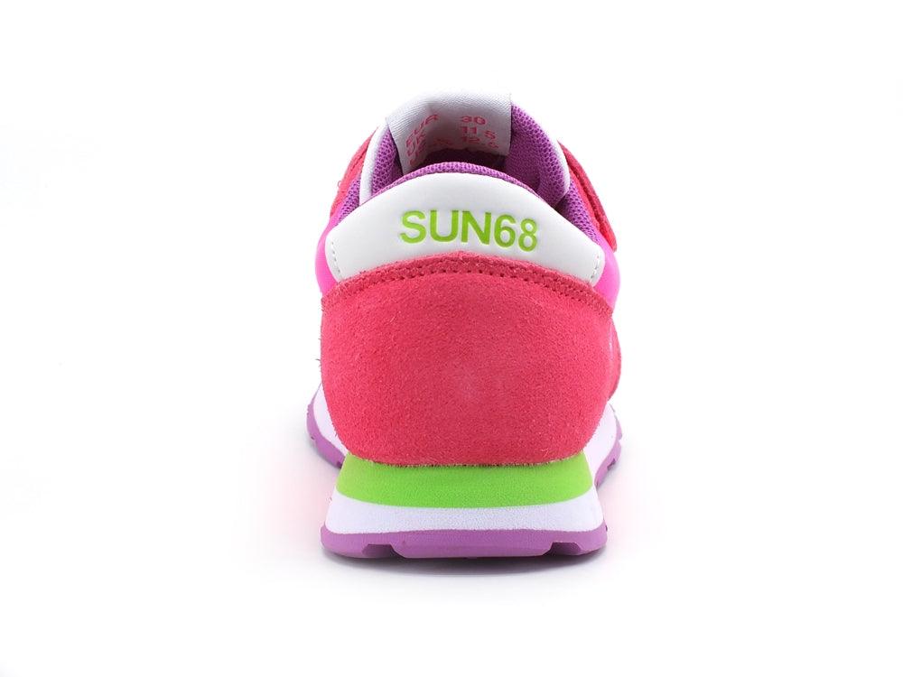 SUN68 Girl's Ally Nylon Sneaker Running Fluo Bambina Fuxia Fluo Z31401 - Sandrini Calzature e Abbigliamento