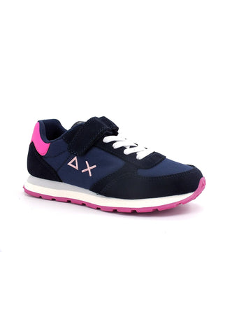 SUN68 Girl's Ally Solid Sneaker Bimbo Navy Blu Z42401K - Sandrini Calzature e Abbigliamento