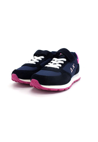 SUN68 Girl's Ally Solid Sneaker Bimbo Navy Blu Z42401K - Sandrini Calzature e Abbigliamento