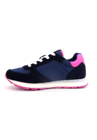 SUN68 Girl's Ally Solid Sneaker Bimbo Navy Blu Z42401T - Sandrini Calzature e Abbigliamento