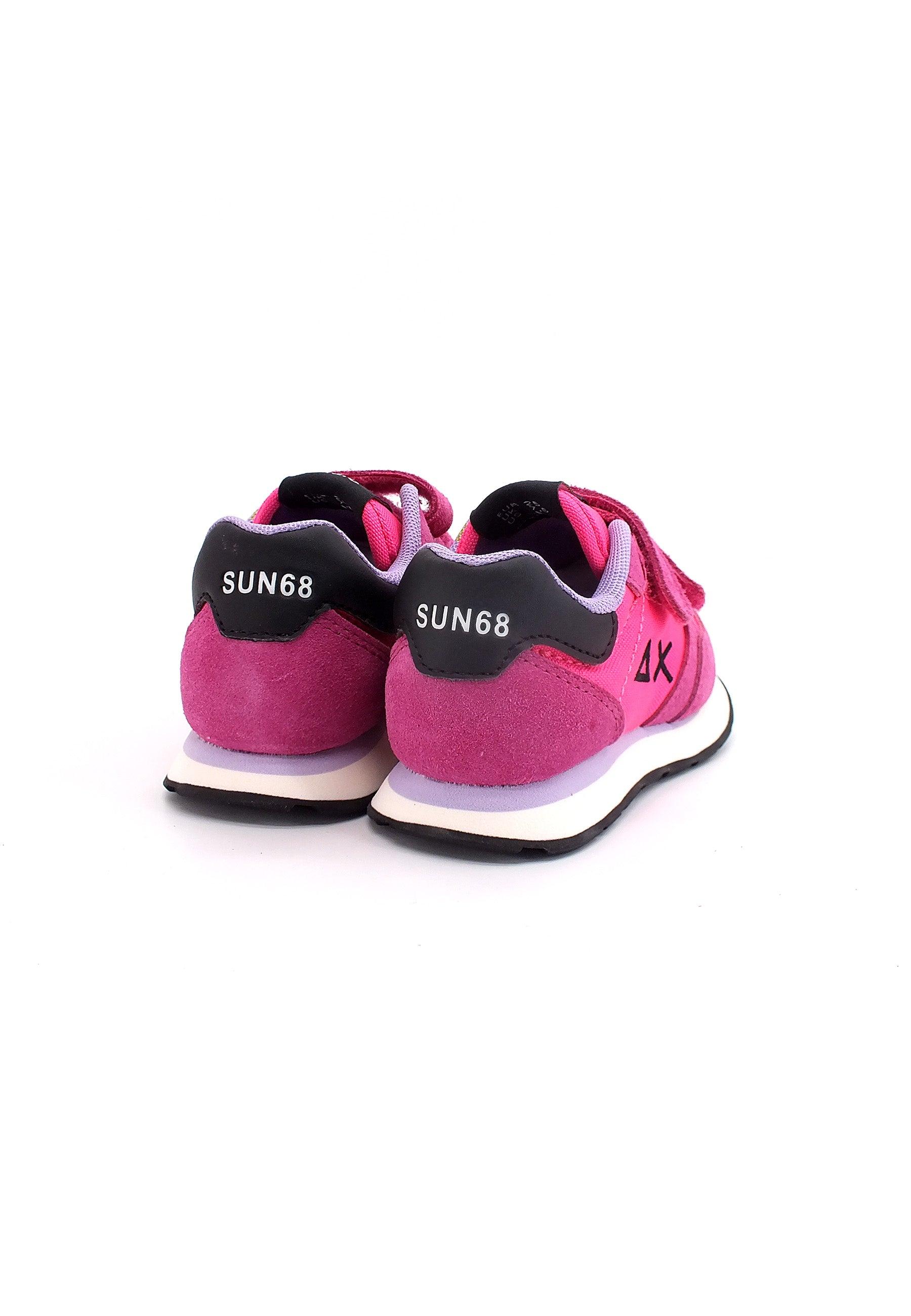 SUN68 Girl's Ally Solid Sneaker Bimbo Rosa Fuxia Z42401B - Sandrini Calzature e Abbigliamento