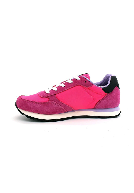 SUN68 Girl's Ally Solid Sneaker Bimbo Rosa Fuxia Z42401T - Sandrini Calzature e Abbigliamento