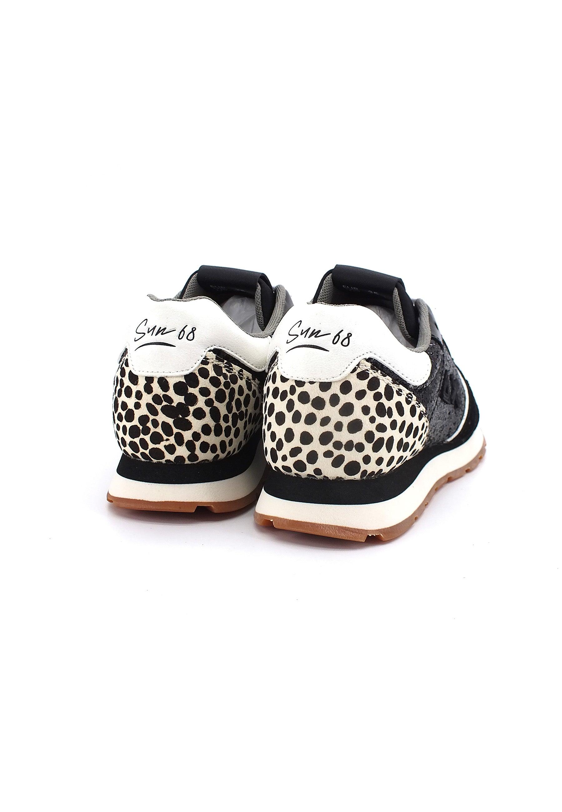 SUN68 Girl's Kelly Animal Sneaker Bimbo Black Z42415T - Sandrini Calzature e Abbigliamento