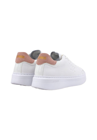 SUN68 Grace Leather Sneaker Donna Bianco Rosa Z43225 - Sandrini Calzature e Abbigliamento
