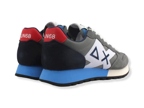 SUN68 Jack Basic Sneaker Grigio Medio Z32110 - Sandrini Calzature e Abbigliamento