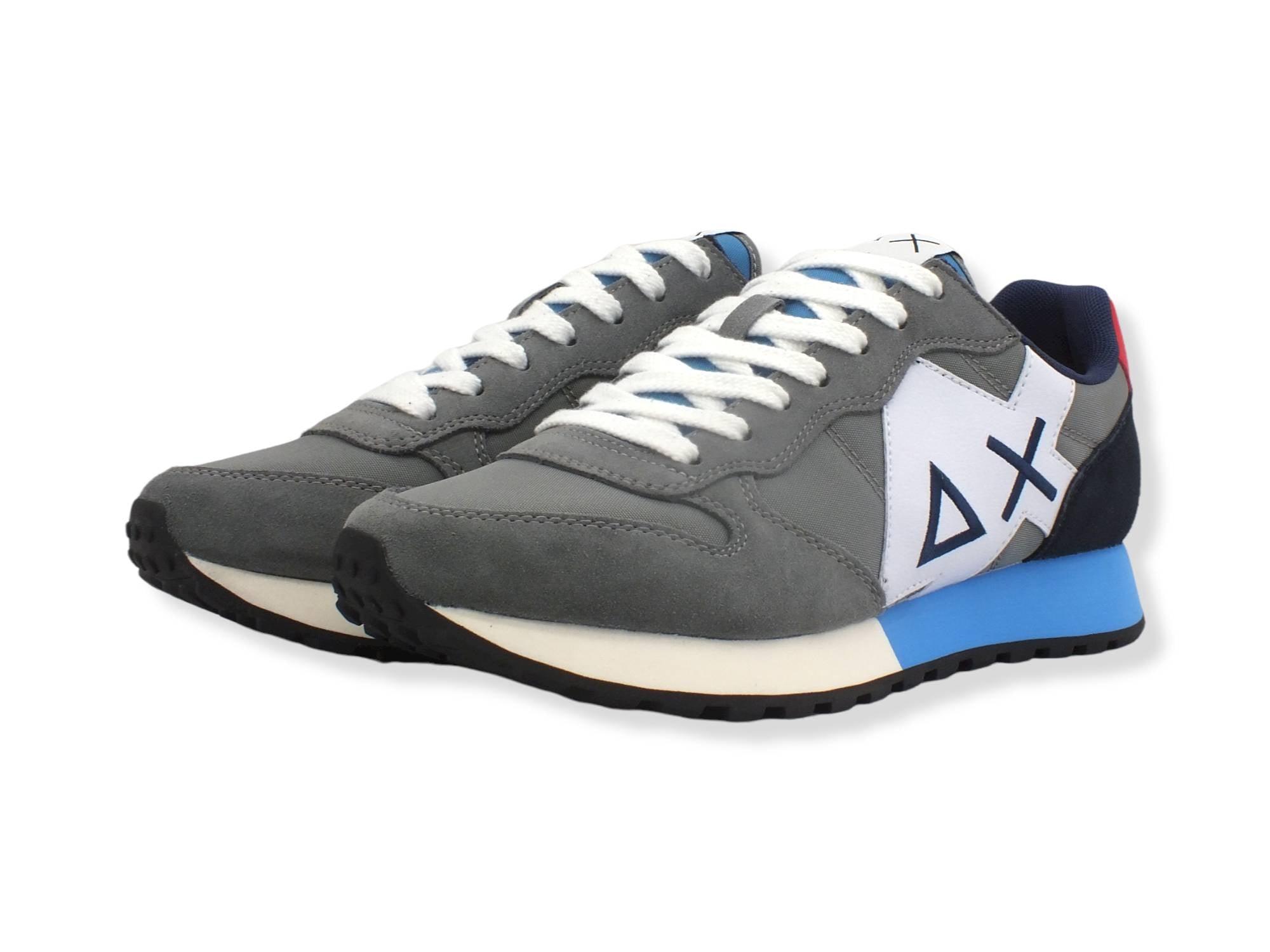 SUN68 Jack Basic Sneaker Grigio Medio Z32110 - Sandrini Calzature e Abbigliamento