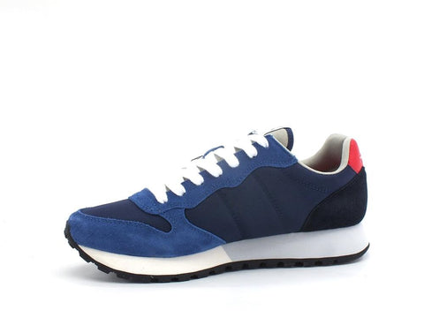 SUN68 Jack Basic Sneaker Running Navy Blue Z32110 - Sandrini Calzature e Abbigliamento