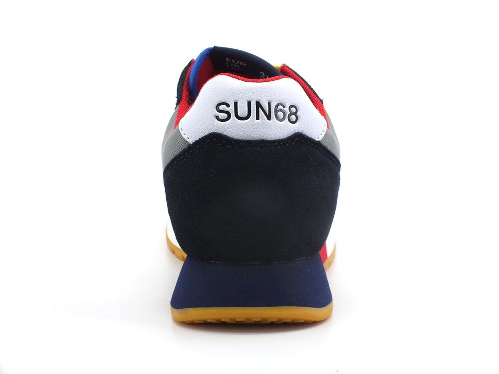 SUN68 Jack Tricolors Sneaker Running Navy Blue Grigio Z32111 - Sandrini Calzature e Abbigliamento