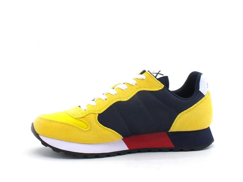 SUN68 Jaki Bicolor Sneaker Uomo Giallo Z31111 - Sandrini Calzature e Abbigliamento