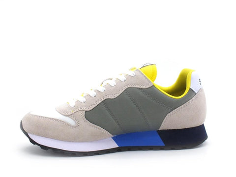 SUN68 Jaki Bicolor Sneaker Uomo Grigio Bianco Z31111 - Sandrini Calzature e Abbigliamento