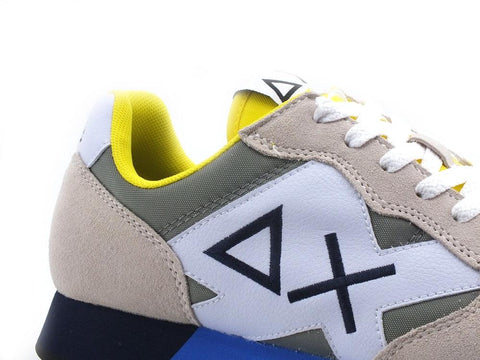 SUN68 Jaki Bicolor Sneaker Uomo Grigio Bianco Z31111 - Sandrini Calzature e Abbigliamento