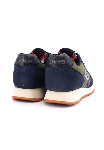 SUN68 Jaki Bicolor Sneaker Uomo Militare Scuro Navy Blue Z42114 - Sandrini Calzature e Abbigliamento