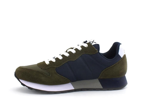SUN68 Jaki Bicolor Sneaker Uomo Militare Z31111 - Sandrini Calzature e Abbigliamento