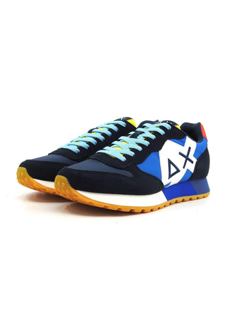 SUN68 Jaki Bicolor Sneaker Uomo Navy Blue Royal Z34112 - Sandrini Calzature e Abbigliamento
