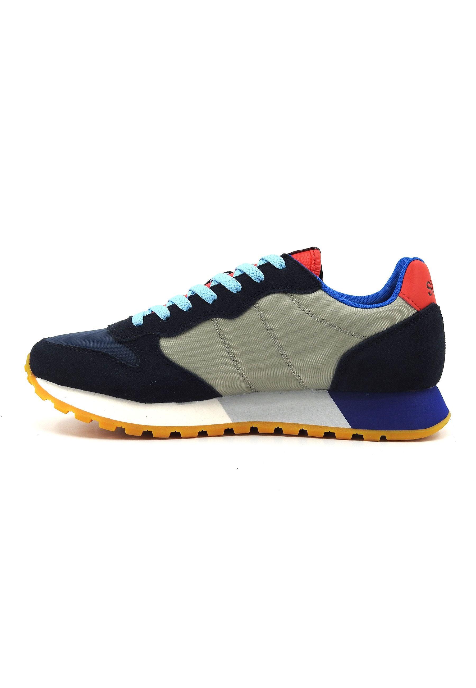 SUN68 Jaki Bicolor Sneaker Uomo Navy Grigio Chiaro Z34112 - Sandrini Calzature e Abbigliamento