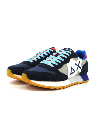SUN68 Jaki Bicolor Sneaker Uomo Navy Grigio Chiaro Z34112 - Sandrini Calzature e Abbigliamento