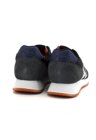SUN68 Jaki Bicolor Sneaker Uomo Nero Grigio Scuro Z42114 - Sandrini Calzature e Abbigliamento