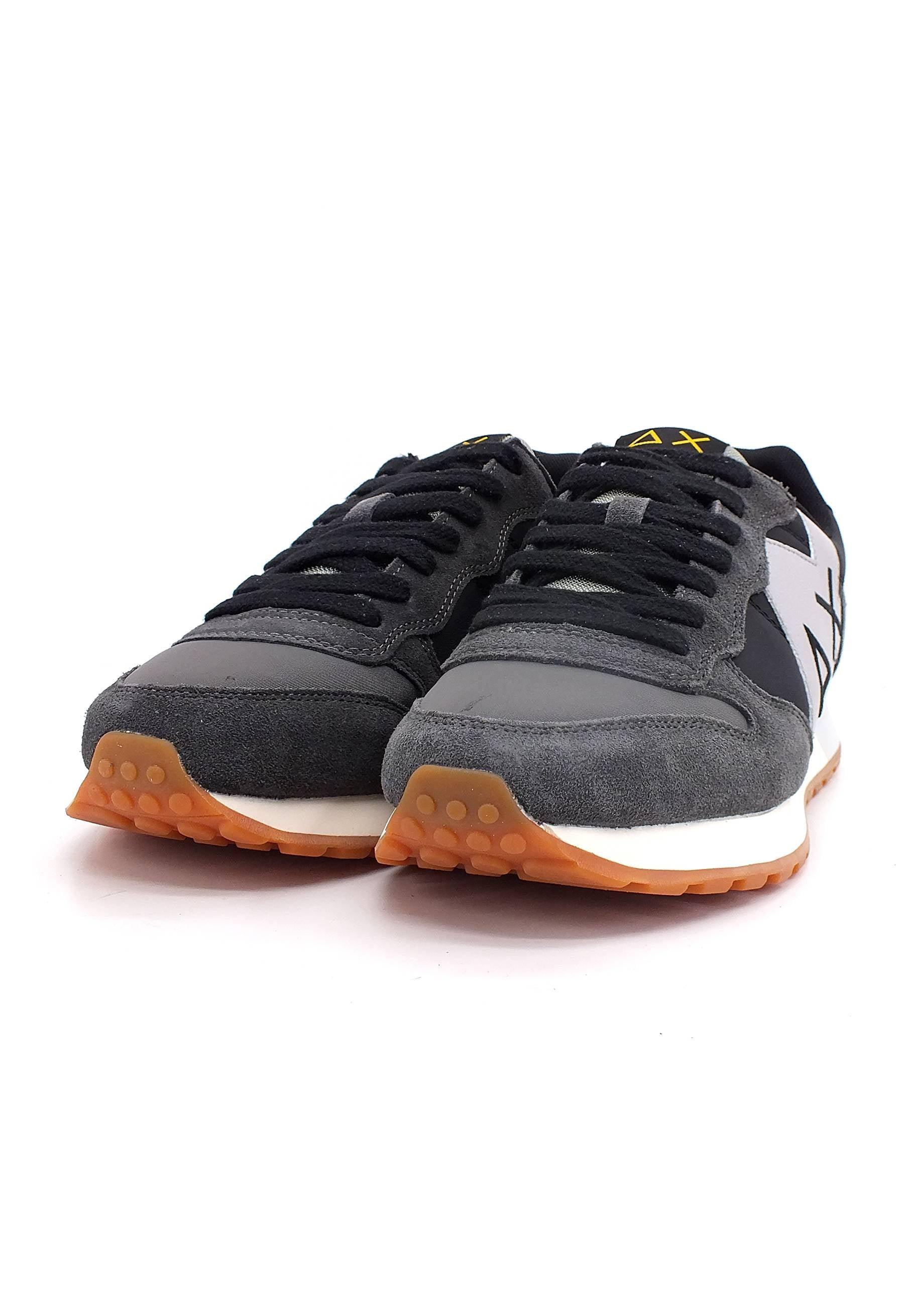 SUN68 Jaki Bicolor Sneaker Uomo Nero Grigio Scuro Z42114 - Sandrini Calzature e Abbigliamento