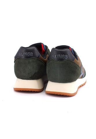 SUN68 Jaki Bicolor Sneaker Volpe Militare Scuro Z42114 - Sandrini Calzature e Abbigliamento