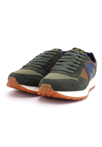 SUN68 Jaki Bicolor Sneaker Volpe Militare Scuro Z42114 - Sandrini Calzature e Abbigliamento