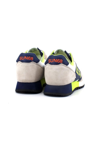 SUN68 Jaki Fluo Sneaker Uomo Bianco Z33113 - Sandrini Calzature e Abbigliamento