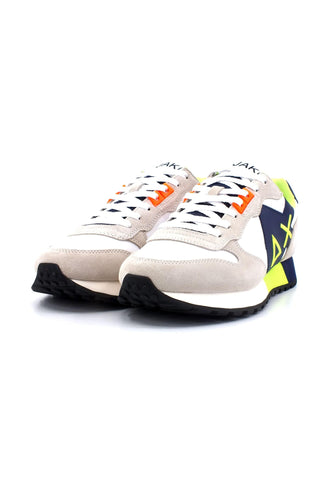 SUN68 Jaki Fluo Sneaker Uomo Bianco Z33113 - Sandrini Calzature e Abbigliamento