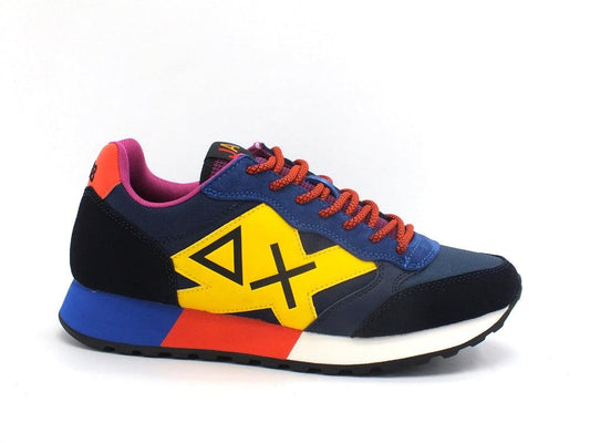 SUN68 Jaki Party Time Sneaker Running Navy Blue Z41113 - Sandrini Calzature e Abbigliamento