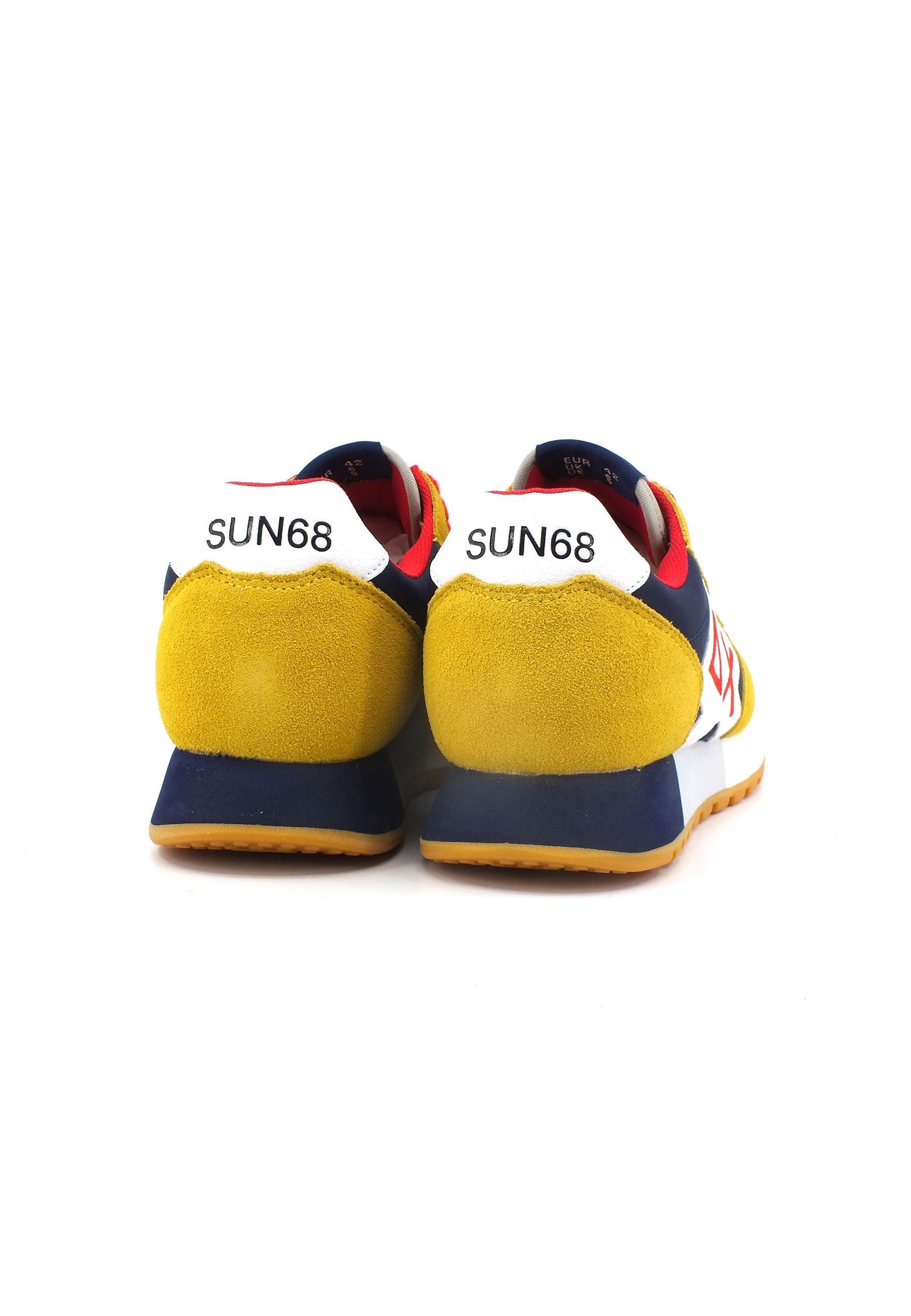 SUN68 Jaki Sneaker Uomo Giallo Navy Blue Z33112 - Sandrini Calzature e Abbigliamento