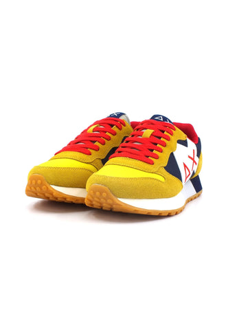 SUN68 Jaki Sneaker Uomo Giallo Navy Blue Z33112 - Sandrini Calzature e Abbigliamento