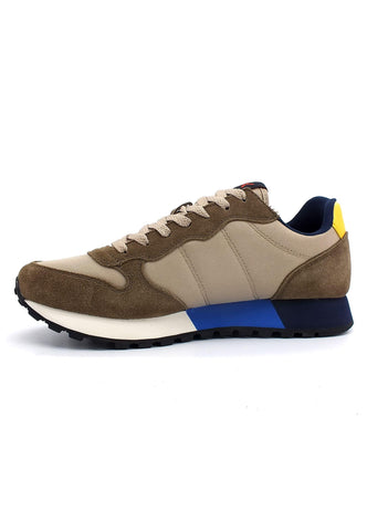 SUN68 Jaki Solid Sneaker Uomo Beige Scuro Z42113 - Sandrini Calzature e Abbigliamento