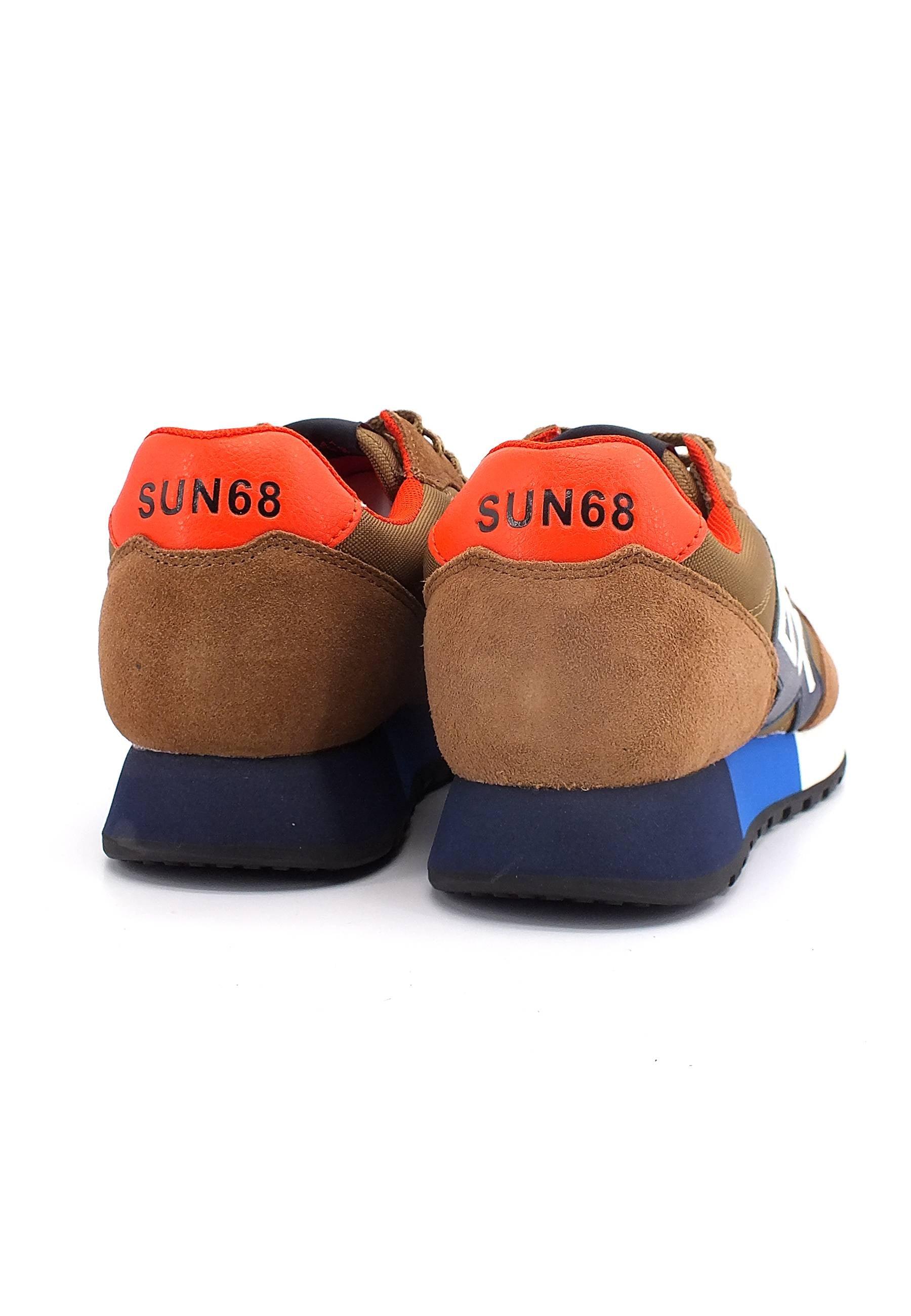 SUN68 Jaki Solid Sneaker Uomo Marrone Volpe Z42113 - Sandrini Calzature e Abbigliamento