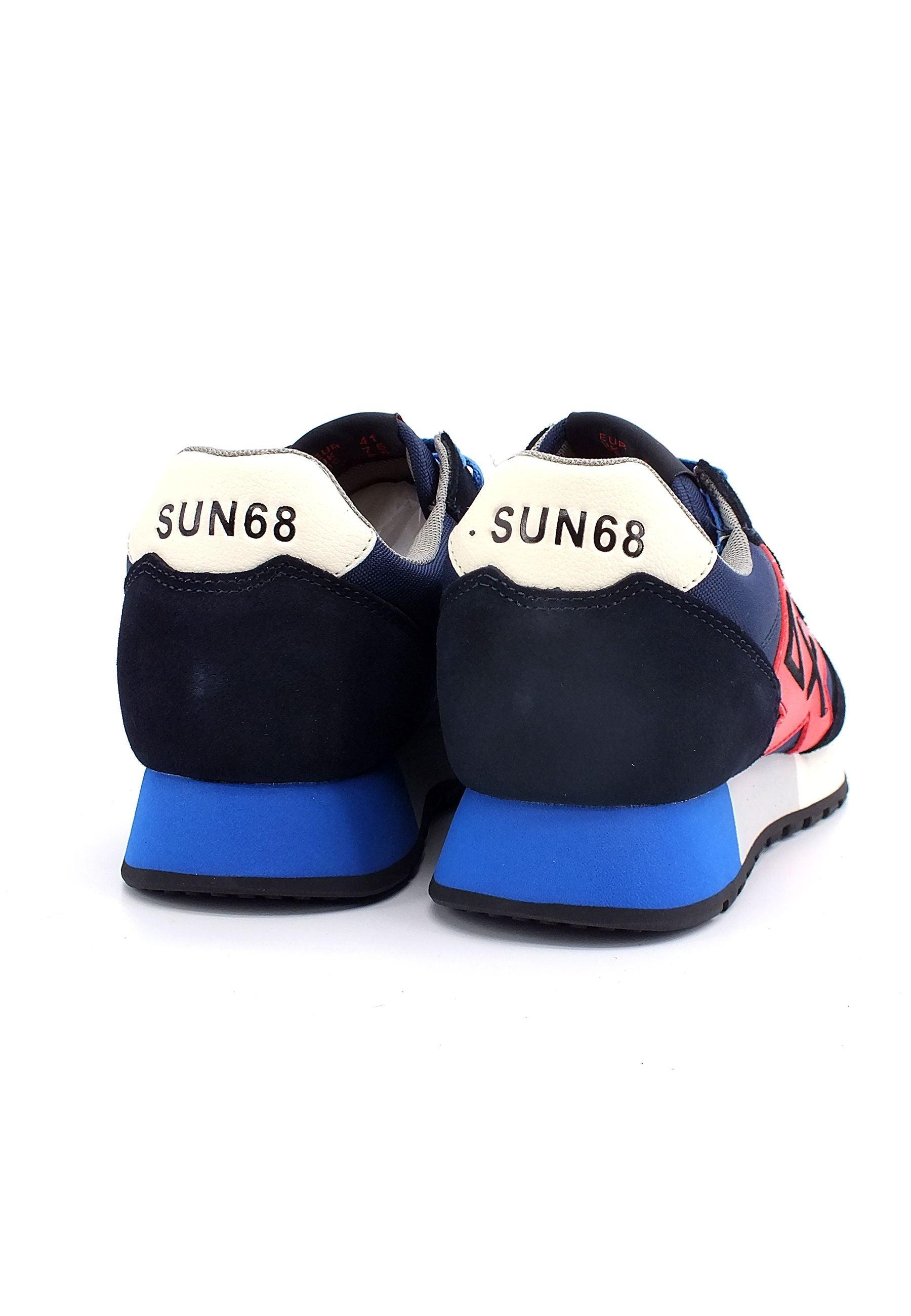 SUN68 Jaki Solid Sneaker Uomo Navy Blue Z42113 - Sandrini Calzature e Abbigliamento