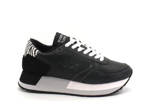 SUN68 Kate Animalier Sneaker Pelle Nero Z41220 - Sandrini Calzature e Abbigliamento