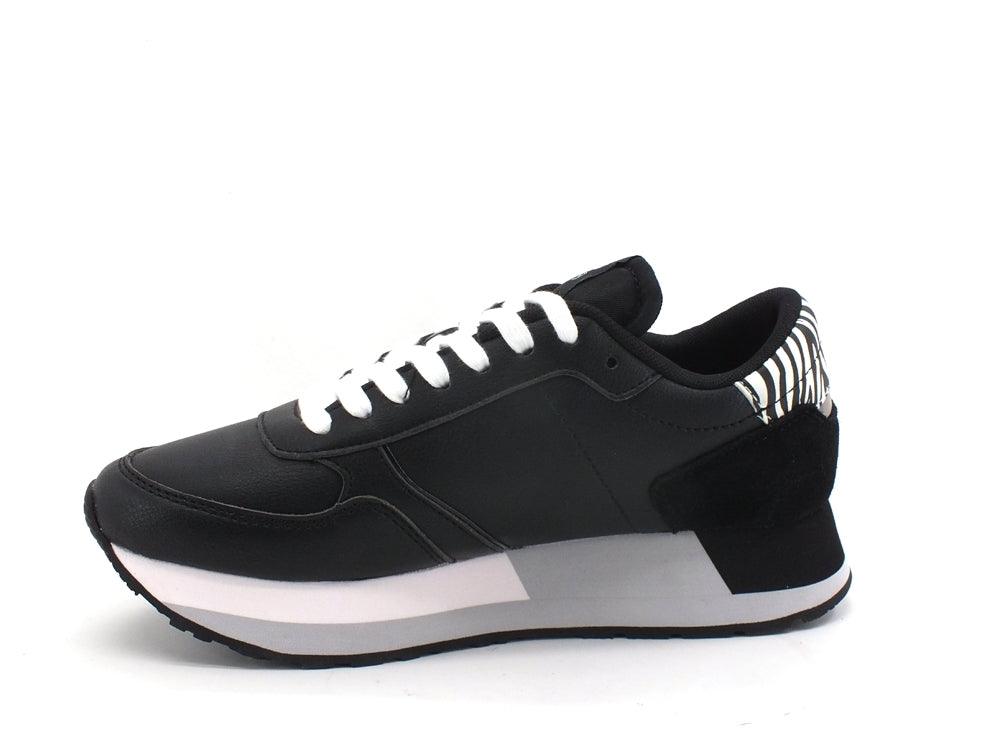 SUN68 Kate Animalier Sneaker Pelle Nero Z41220 - Sandrini Calzature e Abbigliamento