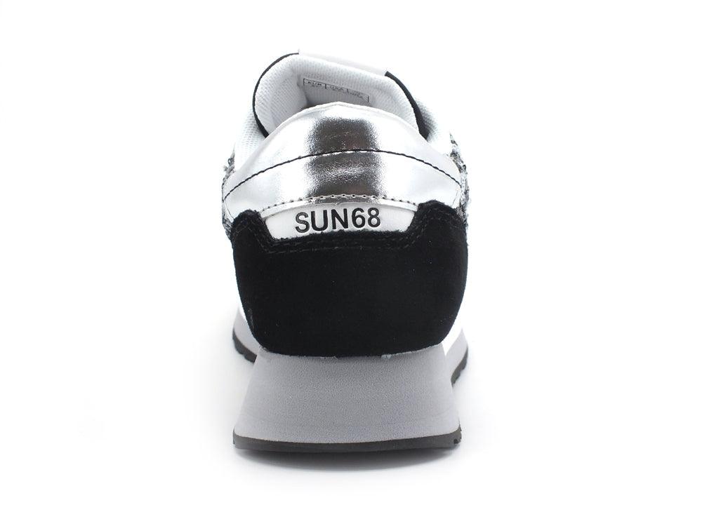 SUN68 Kate Pailettes Sneaker Running Donna Grigio Scuro Nero Z31221 - Sandrini Calzature e Abbigliamento