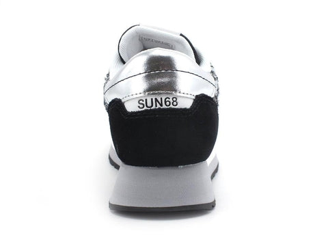 SUN68 Kate Pailettes Sneaker Running Donna Grigio Scuro Nero Z31221 - Sandrini Calzature e Abbigliamento