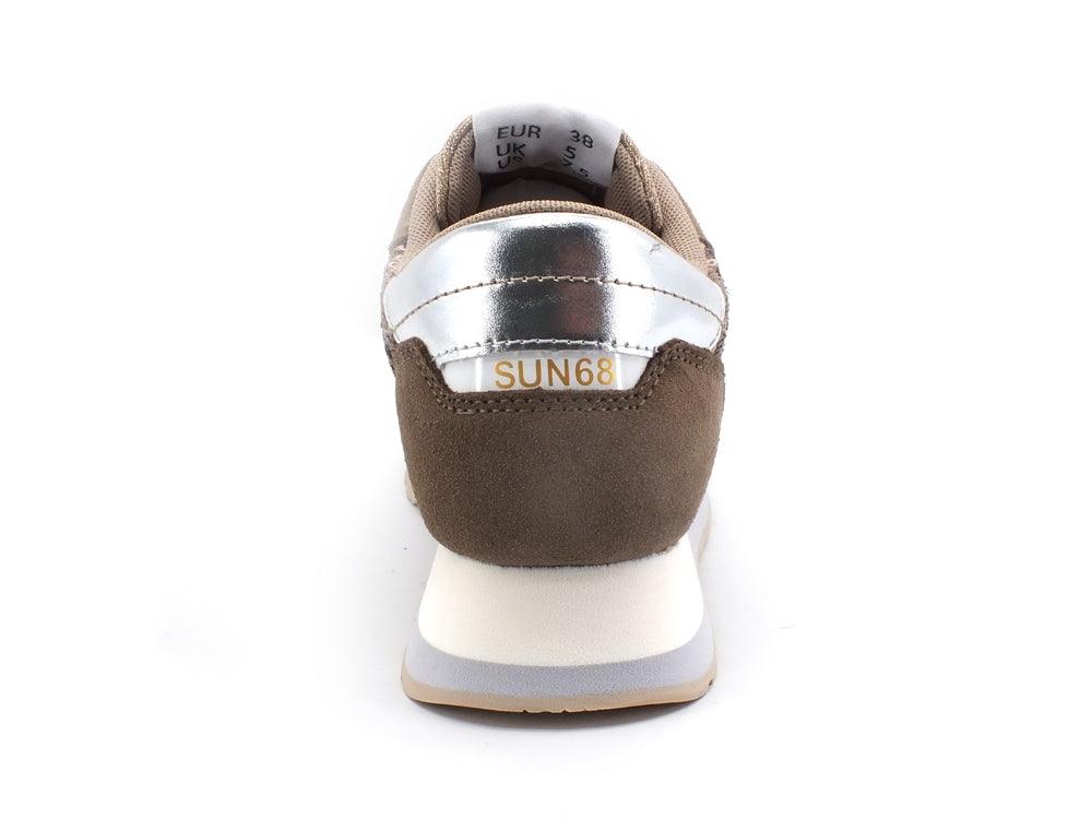 SUN68 Kate Pailettes Sneaker Running Pailettes Beige Z41222 - Sandrini Calzature e Abbigliamento