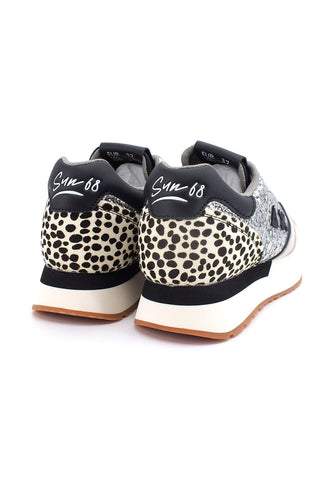 SUN68 Kelly Animal Sneaker Donna Argento Z42215 - Sandrini Calzature e Abbigliamento