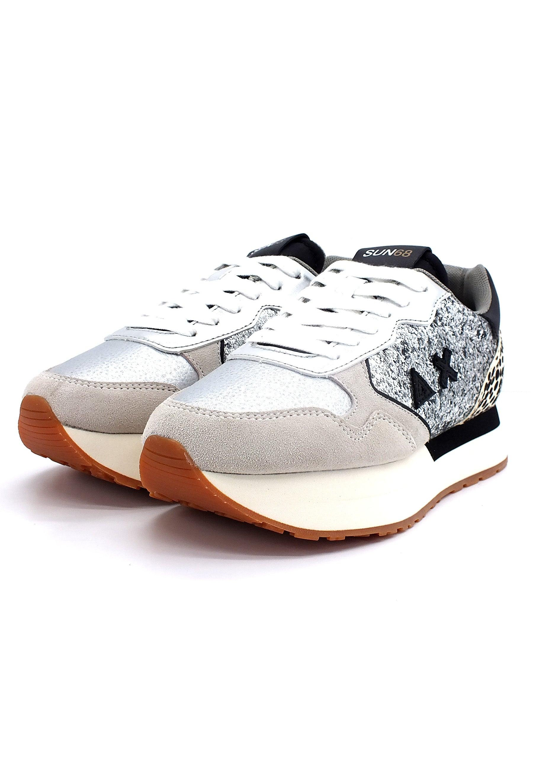 SUN68 Kelly Animal Sneaker Donna Argento Z42215 - Sandrini Calzature e Abbigliamento