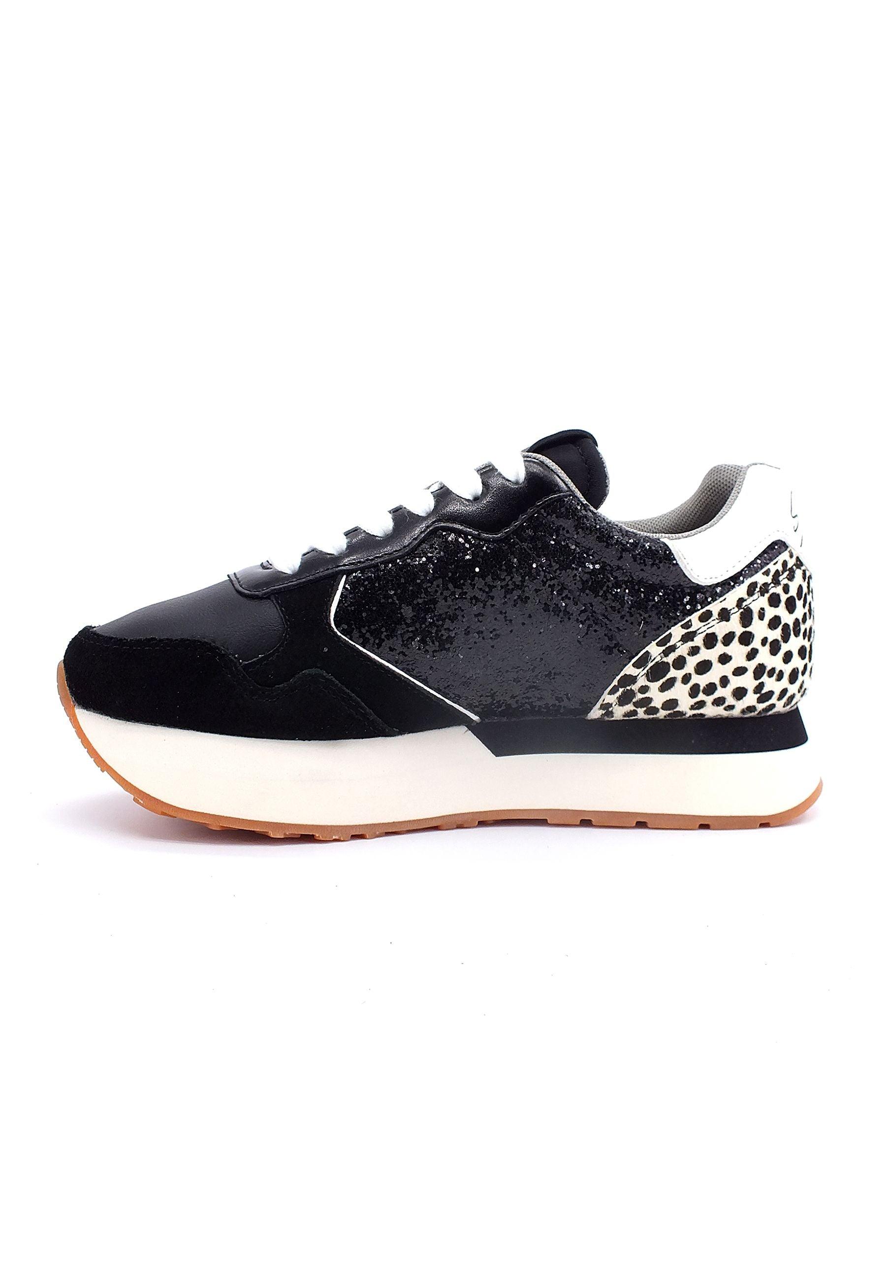 SUN68 Kelly Animal Sneaker Donna Nero Z42215 - Sandrini Calzature e Abbigliamento