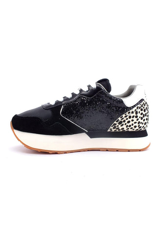 SUN68 Kelly Animal Sneaker Donna Nero Z42215 - Sandrini Calzature e Abbigliamento
