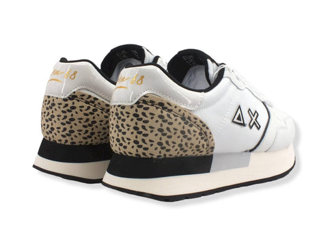 SUN68 Kelly Black And White Sneaker Bianco Z32218 - Sandrini Calzature e Abbigliamento
