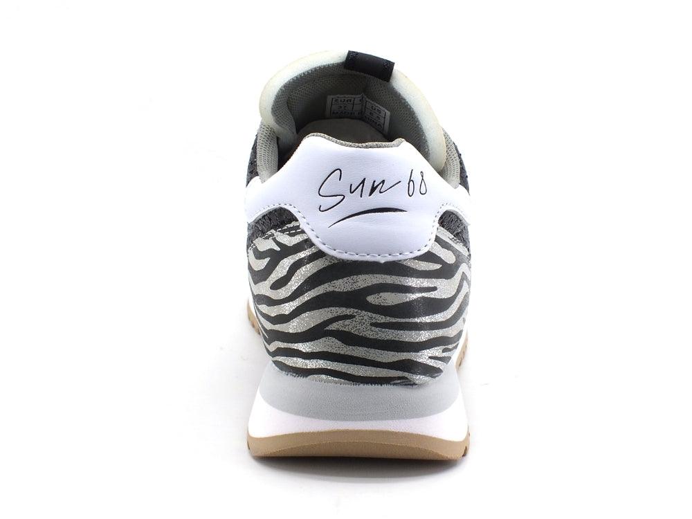 SUN68 Kelly Glitter Body Sneaker Animalier Nero Z41211 - Sandrini Calzature e Abbigliamento