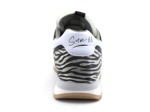 SUN68 Kelly Glitter Body Sneaker Animalier Nero Z41211 - Sandrini Calzature e Abbigliamento