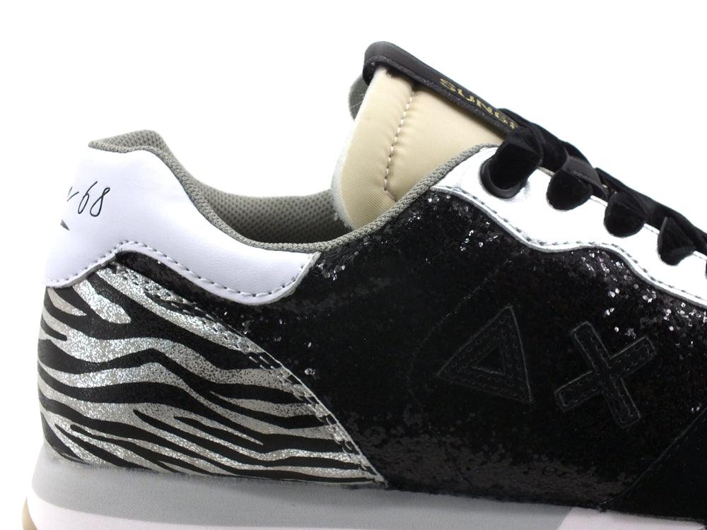 SUN68 Kelly Glitter Body Sneaker Animalier Nero Z41211 - Sandrini Calzature e Abbigliamento