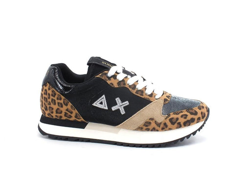 SUN68 Kelly Into The Jungle Sneaker Leopard Nero Z41212 - Sandrini Calzature e Abbigliamento