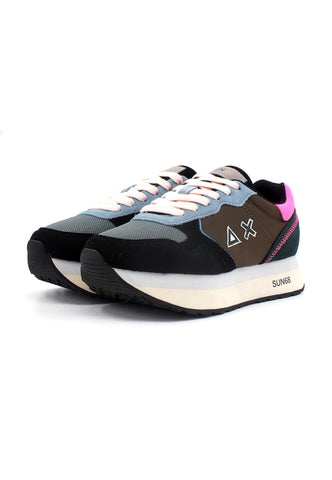 SUN68 Kelly Multicolor Sneaker Donna Marrone Nero Z43219 - Sandrini Calzature e Abbigliamento